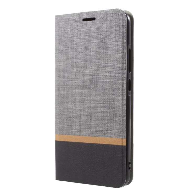Чехол-книжка Deexe Lines Texture для ASUS Zenfone 5 (ZE620KL) / 5Z (ZS620KL) - Grey: фото 3 из 5