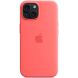 Оригинальный чехол Silicone Case with MagSafe для Apple iPhone 15 (MT0V3) - Guava (339991G). Фото 4 из 6