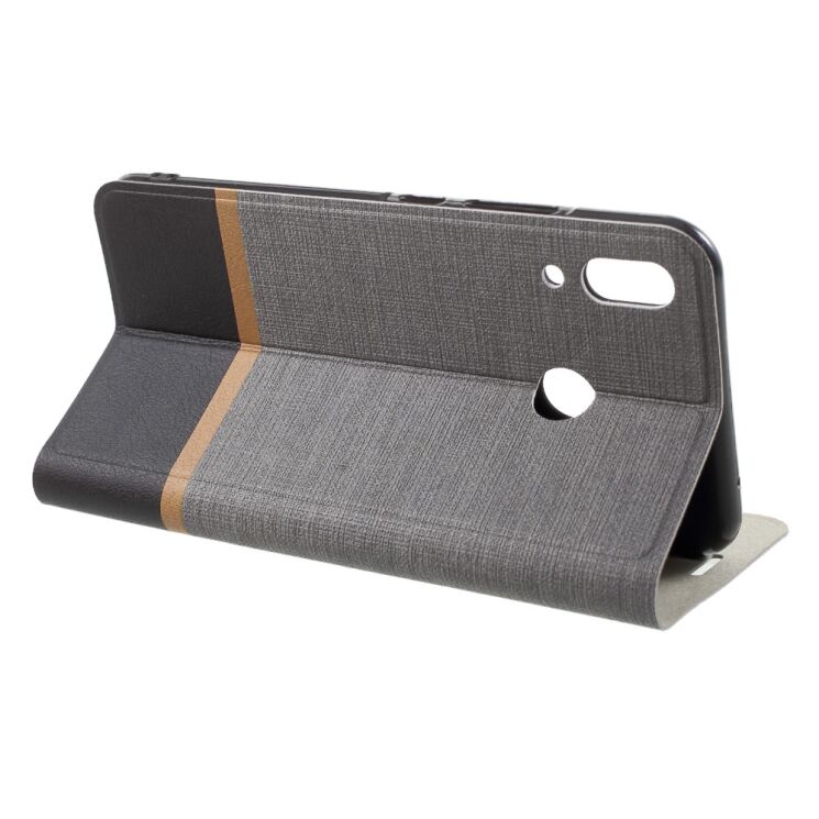 Чехол-книжка Deexe Lines Texture для ASUS Zenfone 5 (ZE620KL) / 5Z (ZS620KL) - Grey: фото 4 из 5