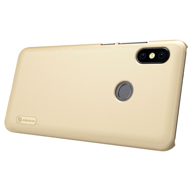 Пластиковый чехол NILLKIN Frosted Shield для Xiaomi Mi 6X / Mi A2 - Gold: фото 6 из 15
