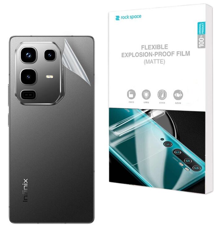 Антиблікова плівка на задню панель RockSpace Explosion-Proof Matte для Infinix Note 50 / Note 50 Pro: фото 1 з 9