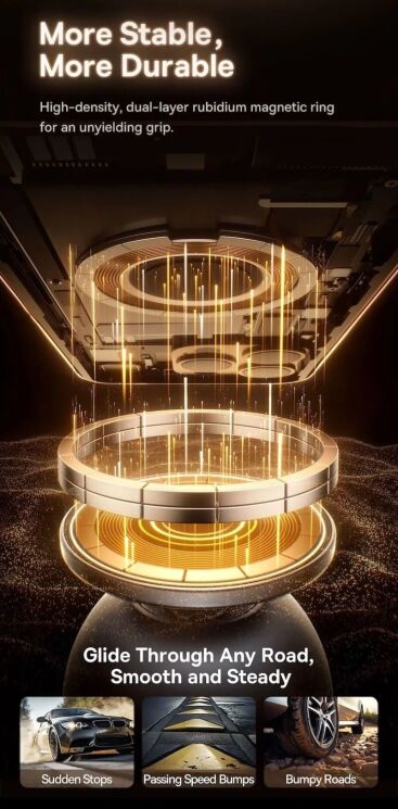 Автомобільний тримач Baseus PrimeTrip VC1 Air (C0013901) - Black: фото 7 з 15