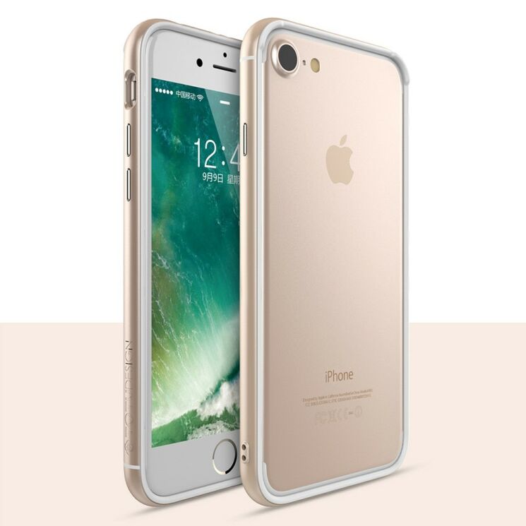 Бампер TOTU Evoque Series для iPhone 7 Plus - Gold: фото 1 з 9