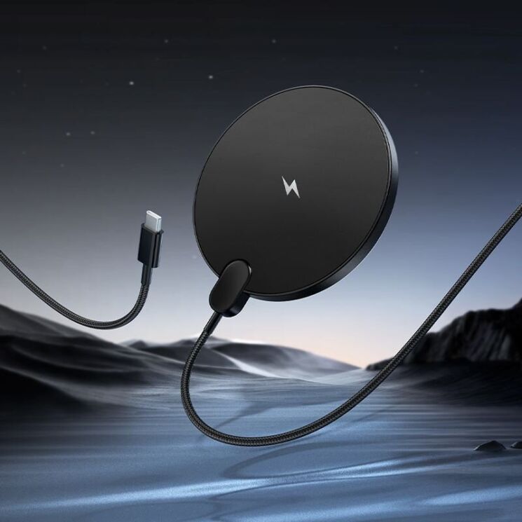 Бездротовий зарядний пристрій Hoco CW62 (15W) - Black: фото 7 з 8