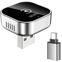 Беспроводной автомобильный адаптер WIWU Wi-CP003 (Wireless Apple CarPlay) - Silver: фото 1 из 6