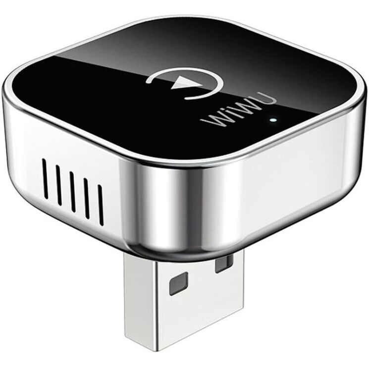 Беспроводной автомобильный адаптер WIWU Wi-CP003 (Wireless Apple CarPlay) - Silver: фото 2 из 6