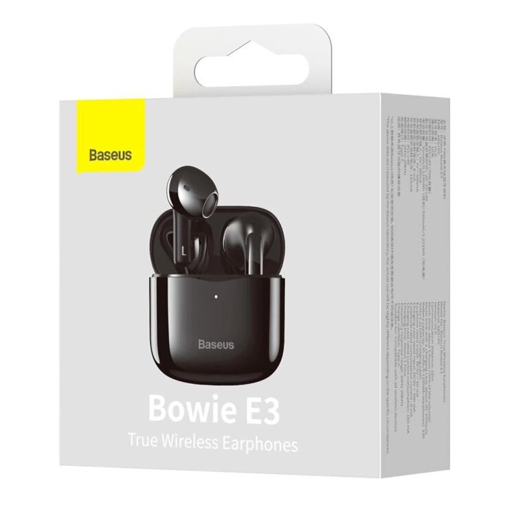 Беспроводные наушники Baseus Bowie E3 (NGTW080001) - Black: фото 8 из 27