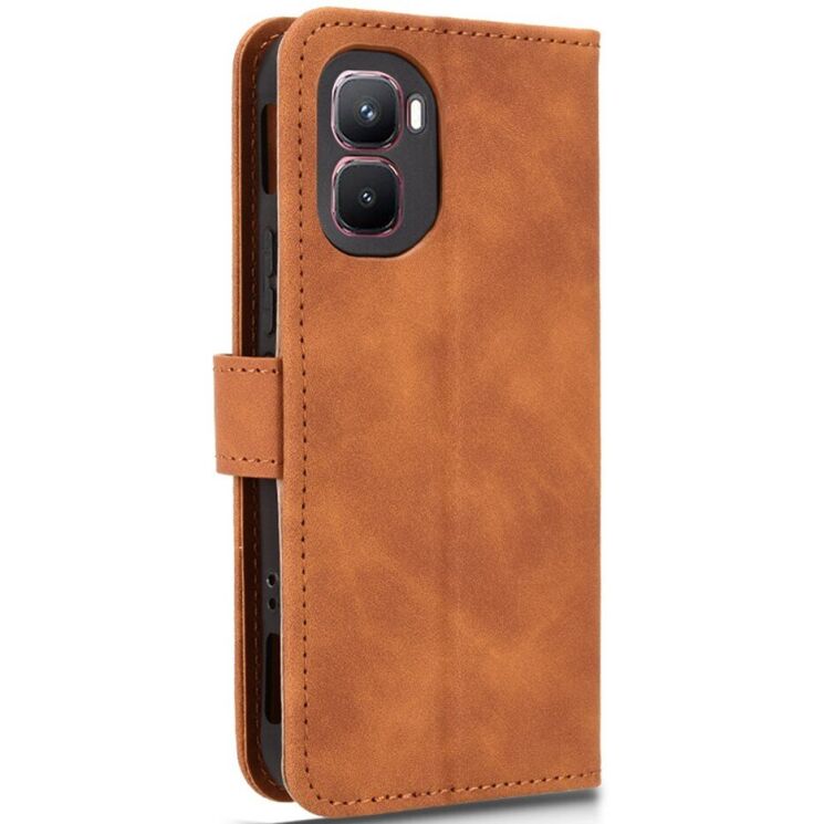 Чехол Deexe Classic Wallet для Infinix GT 50 Pro - Brown: фото 6 из 7