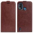 Чехол Deexe Flip Case для Nokia G11 Plus - Brown (304303Z)