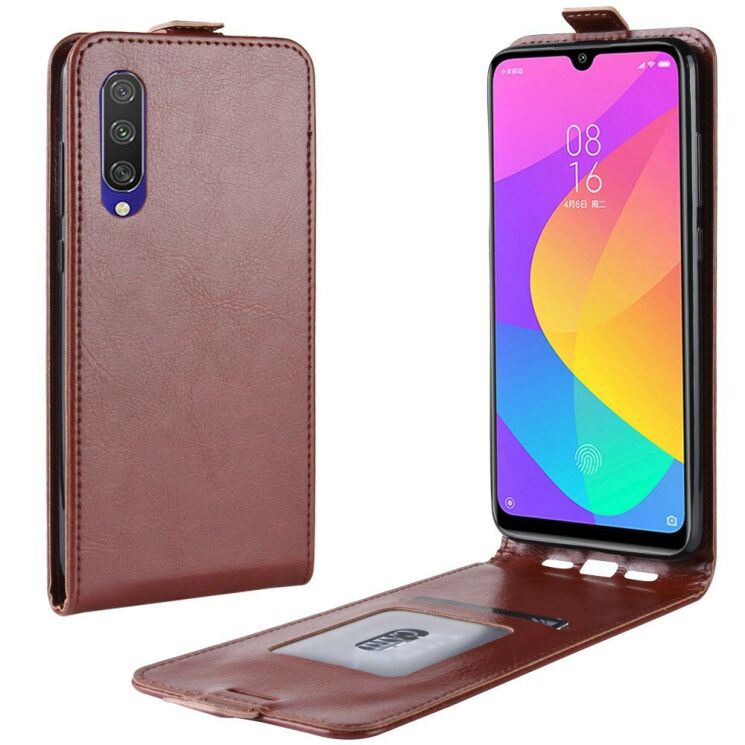 Чехол Deexe Flip Case для Xiaomi Mi CC9e / Mi A3 - Brown: фото 1 из 5