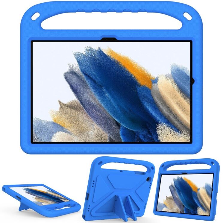 Чехол Deexe KickStand Cover для Samsung Galaxy Tab A9 Plus (X210/216) - Blue: фото 2 из 7