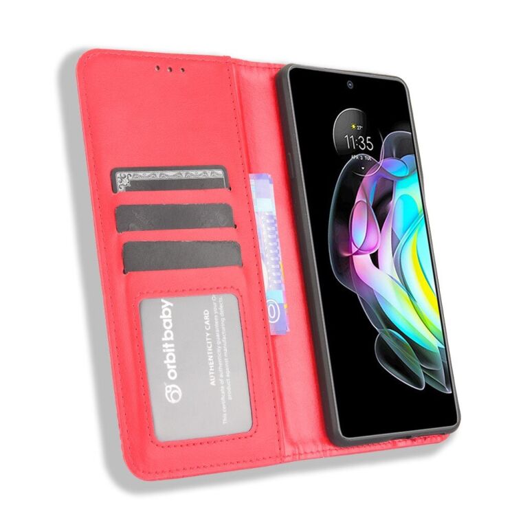 Чохол Deexe Retro Style для Motorola Edge 20 - Red: фото 4 з 11
