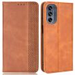 Чохол Deexe Retro Style для Motorola Moto G62 - Brown (332302Z)