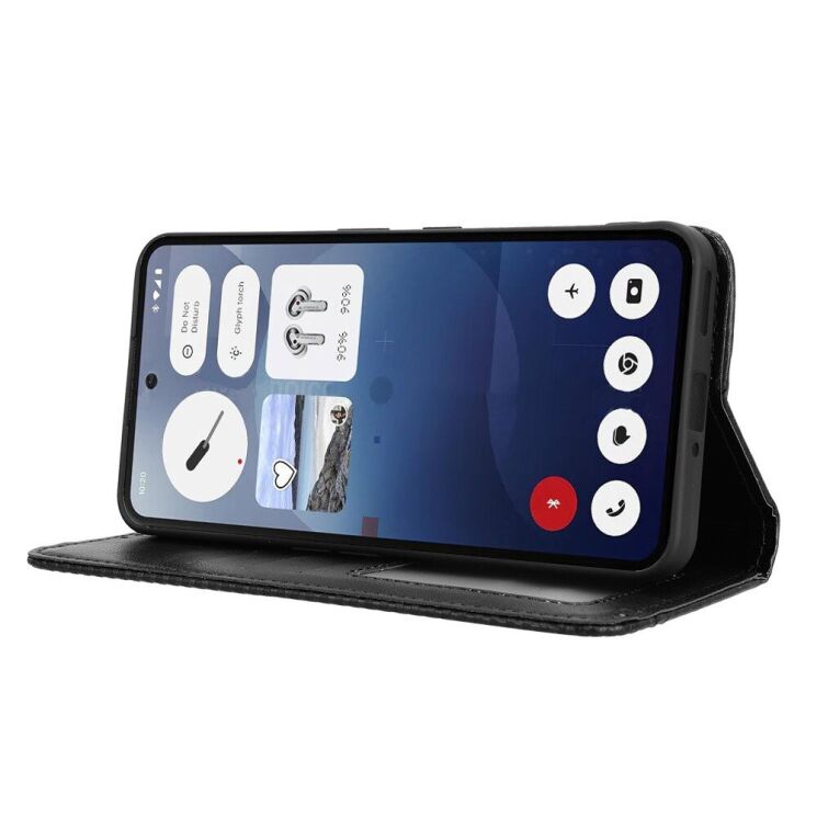 Чохол Deexe Retro Style для Nothing Phone (3a) - Black: фото 6 з 19
