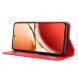 Чехол Deexe Retro Style для OPPO Reno 12 F/FS - Red (360101R). Фото 3 из 7