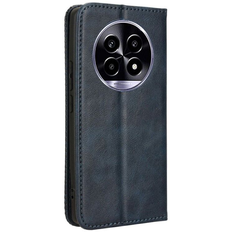 Чехол Deexe Retro Style для Realme 13 Plus - Blue: фото 6 из 7