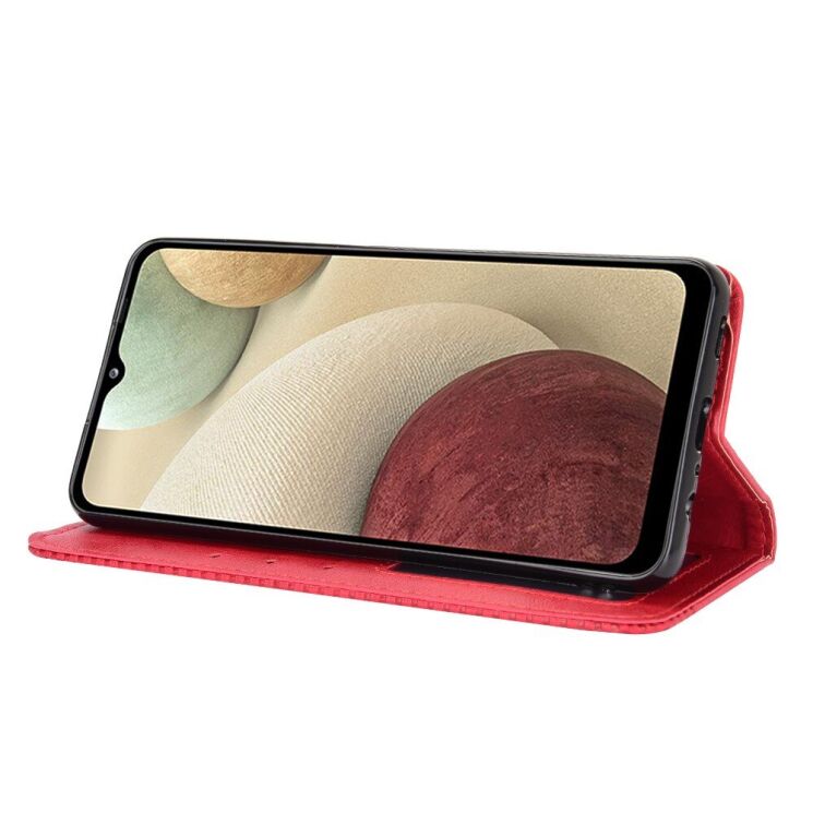 Чехол Deexe Retro Style для Samsung Galaxy A12 (A125) / A12 Nacho (A127) / M12 (M127) - Red: фото 6 из 14