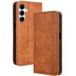 Чехол Deexe Retro Style для Samsung Galaxy A16 (A165) - Brown (365287Z)