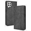 Чохол Deexe Retro Style для Samsung Galaxy A22 (A225) / M22 (M225) - Black (277527B)