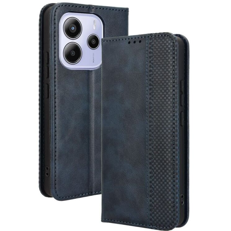 Чехол Deexe Retro Style для Xiaomi Redmi Note 14 4G - Blue: фото 1 из 7