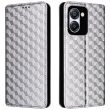 Чехол Deexe Rhombus Book для Blackview Color 8 - Silver (378003S)