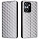 Чехол Deexe Rhombus Book для Blackview Color 8 - Silver (378003S). Фото 1 из 6