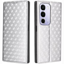 Чохол Deexe Rhombus Book для Realme C100i - Silver: фото 1 з 7