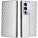 Чохол Deexe Rhombus Book для Realme C100i - Silver (412505S). Фото 1 з 7