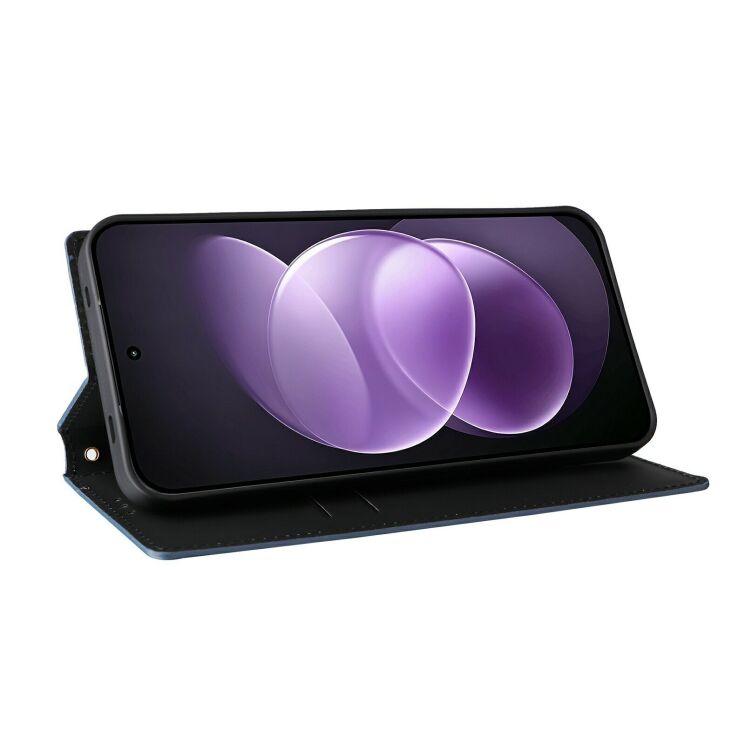 Чохол Deexe Rhombus Book для Xiaomi Redmi Note 17 Pro - Blue: фото 4 з 7