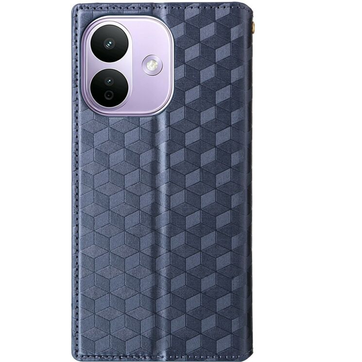Чохол Deexe Rhombus Book для Xiaomi Redmi Note 17 Pro - Blue: фото 7 з 7