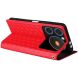 Чехол Deexe Rhombus Book для ZTE Nubia Music - Red (360310R). Фото 4 из 9