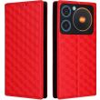 Чехол Deexe Rhombus Book для ZTE Nubia Music - Red (360310R)