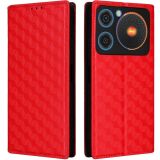 Чехол Deexe Rhombus Book для ZTE Nubia Music - Red: фото 1 из 9