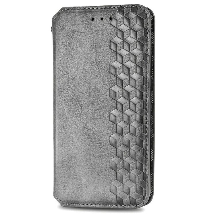 Чехол Deexe Rhombus Wallet для HMD Skyline - Grey: фото 4 из 9