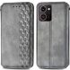 Чехол Deexe Rhombus Wallet для HMD Skyline - Grey (365816H). Фото 1 из 9
