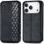 Чохол Deexe Rhombus Wallet для iPhone 18 Pro / 17 Pro - Black: фото 1 з 6