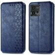 Чохол Deexe Rhombus Wallet для Motorola Moto G72 - Blue (318821L)