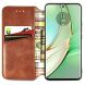 Чохол Deexe Rhombus Wallet для Motorola Moto G75 - Brown (367822Z). Фото 2 з 6