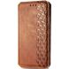 Чехол Deexe Rhombus Wallet для Motorola Moto G85 - Brown (357027Z). Фото 4 из 10