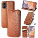 Чехол Deexe Rhombus Wallet для Motorola Moto G85 - Brown (357027Z). Фото 6 из 10