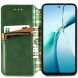 Чехол Deexe Rhombus Wallet для Motorola Moto G86 Power - Green (385126G). Фото 2 из 6