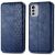 Чехол Deexe Rhombus Wallet для Nokia G60 - Blue: фото 1 из 9