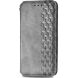 Чехол Deexe Rhombus Wallet для Realme 12 Pro / 12 Pro+ - Grey (348935H). Фото 4 из 6