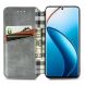 Чехол Deexe Rhombus Wallet для Realme 12 Pro / 12 Pro+ - Grey (348935H). Фото 2 из 6