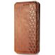 Чехол Deexe Rhombus Wallet для Samsung Galaxy A16 (A165) - Brown (365214Z). Фото 4 из 7