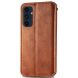 Чехол Deexe Rhombus Wallet для Samsung Galaxy A16 (A165) - Brown (365214Z). Фото 5 из 7