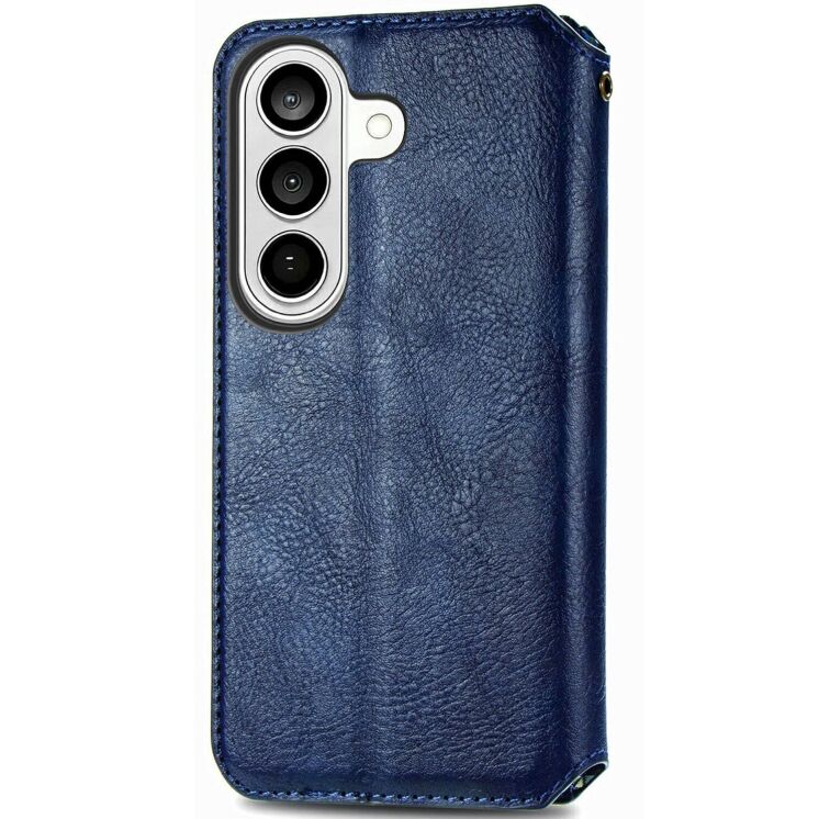 Чехол Deexe Rhombus Wallet для Samsung Galaxy S26 - Blue (404270L) Чехол Deexe Rhombus Wallet для Samsung Galaxy S26 - Blue: фото 5 из 6