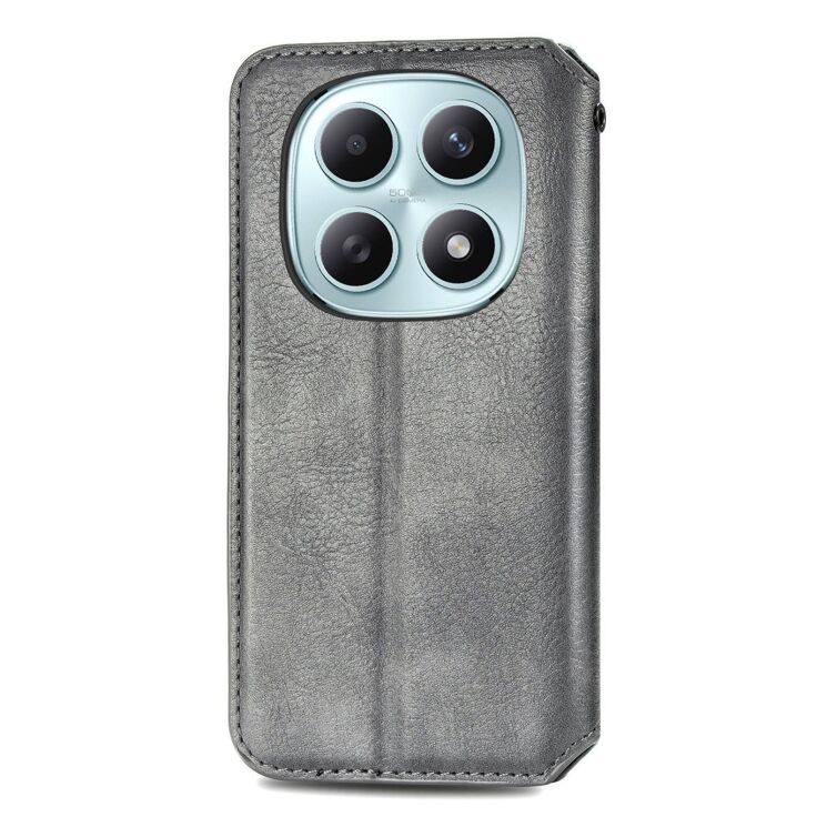 Чохол Deexe Rhombus Wallet для Xiaomi Redmi Note 15 (4G/5G) / Poco M8 5G - Grey: фото 6 з 10