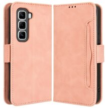 Чехол Deexe Wallet Stand для Infinix Hot 50 Pro Plus - Pink: фото 1 из 7