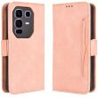 Чехол Deexe Wallet Stand для Infinix Note 50 Pro Plus - Pink (380609P)